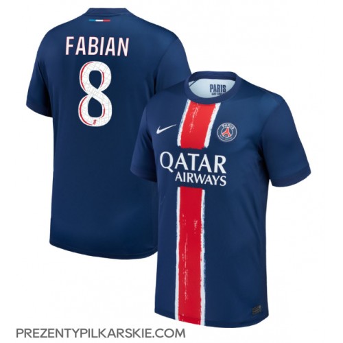 Stroje piłkarskie Paris Saint-Germain Fabian Ruiz #8 Koszulka Podstawowej 2024-25 Krótki Rękaw